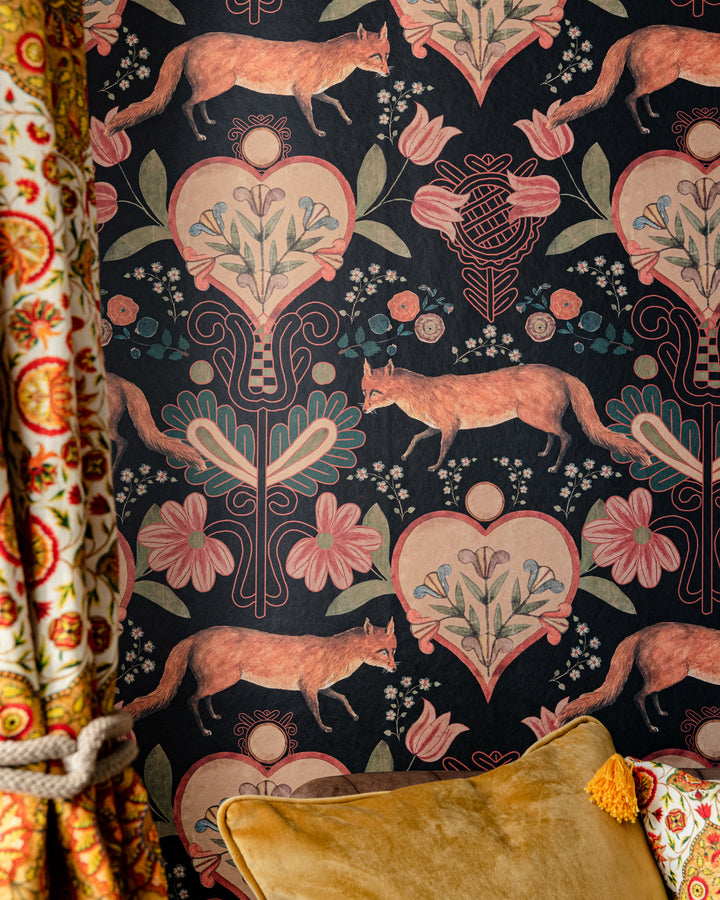 The Vixen Anthracite wallpaper by Mind the Gap (WP20553), view 2