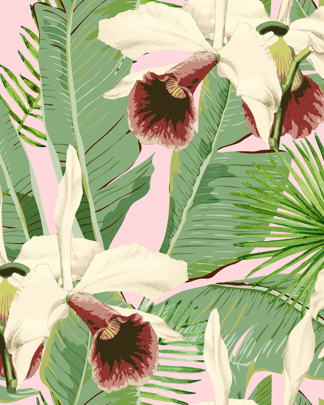 Treasure Island Pink wallpaper by Mind the Gap (WP20365), swatch