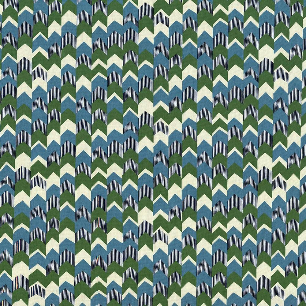 Tacombi Teal by Kasmir Designer Fabric 5073 100% Cotton
 USA </p><p>Repeat: Horizontal: 27 inches and Vertical: 12 6/8 inches 54 - Swanky Fabrics -