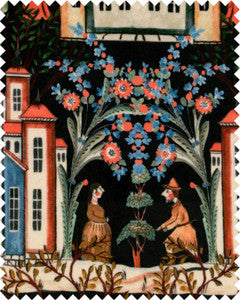 Mind The Gap Fabric TALES OF TYROL Peat Black Velvet (FB00099)