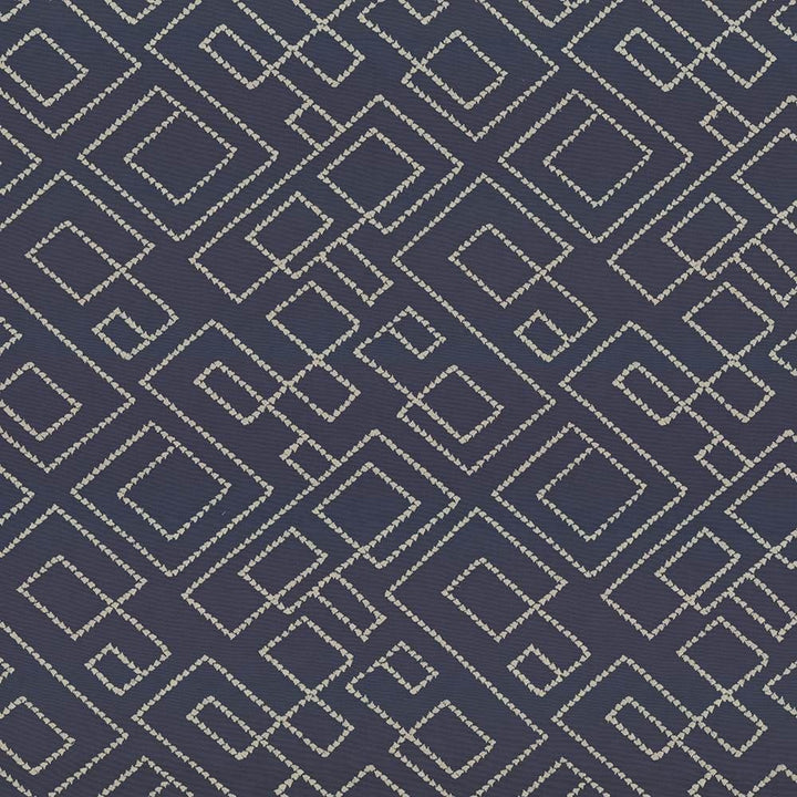 Tallmadge Fret Indigo  by Kasmir Designer Fabric 1441 100% Cotton
Embroidery
100% Cotton
 INDIA Not Tested Horizontal: 17 inches and Vertical: 15 6/8 inches 52  - Swanky Fabrics -