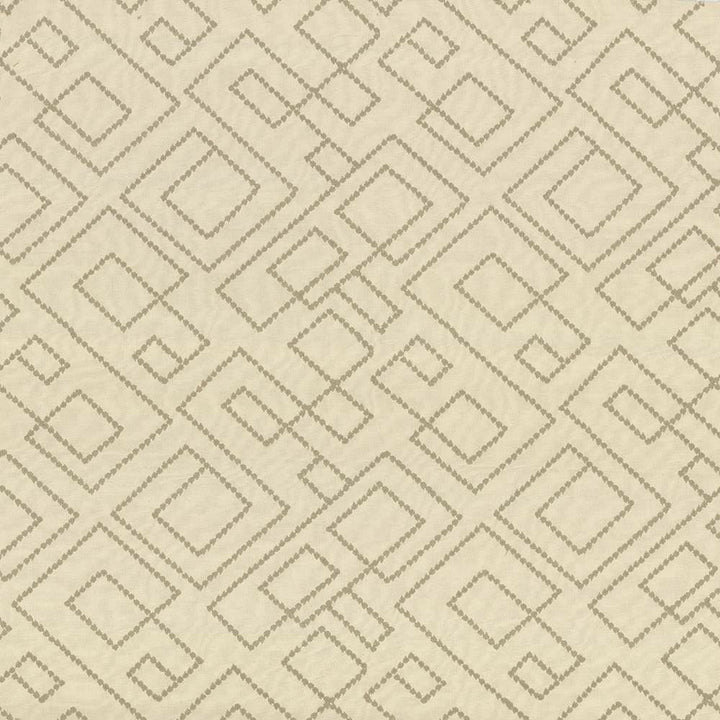 Tallmadge Fret Parchment by Kasmir Designer Fabric 1433 100% Cotton
Embroidery
100% Cotton
 INDIA Not Tested </p><p>Repeat: Horizontal: 17 inches and Vertical: 15 6/8 inches 52 - Swanky Fabrics -