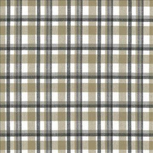 Tamron Plaid Sandstone by Kasmir Designer Fabric