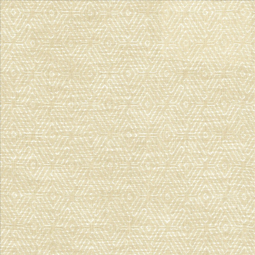 Tangent Cream by Kasmir Designer Fabric 5122 51% Rayon
49% Polyester
 USA </p><p>Repeat: Horizontal: 2 4/8 inches and Vertical: 4 inches 54 - Swanky Fabrics -