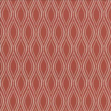 Tete-A-Tete Watermelon by Kasmir Designer Fabric 5087 79% Polyester 21% Rayon CHINA 12,000 Wyzenbeek Double Rubs H: 4 4/8 inches, V: 10 4/8 inches 54 - Swanky Fabrics - Kasmir