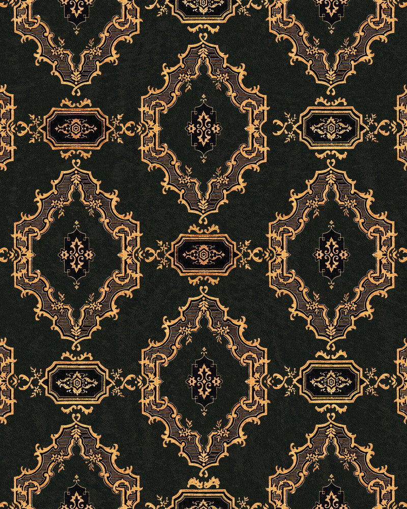 The Bar Tapestry Dark Wallpaper by Mind the Gap Designer Wallpaper ORIENT EXPRESS Non-woven Made in Europe Paste the wall 1 roll x 20.5 x 10.9 yards - Swanky Fabrics -