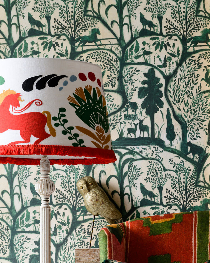The Enchanted Woodland Green wallpaper by Mind the Gap (WP20549), view 2
