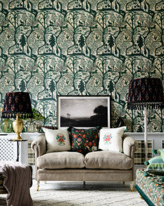 Mind The Gap Wallpaper THE ENCHANTED WOODLAND Green Wallpaper (WP20549)
