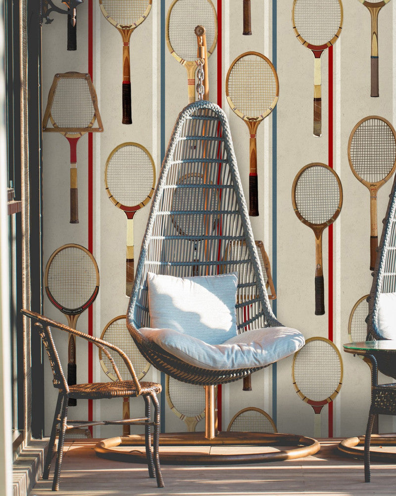 The Game Wallpaper by Mind the Gap Designer Wallpaper PREMIUM DESIGNER WALLPAPER COLLECTION Textured Matte Made in Europe Paste the wall 3 rolls x 20.5 x 3.25 yards - Swanky Fabrics -