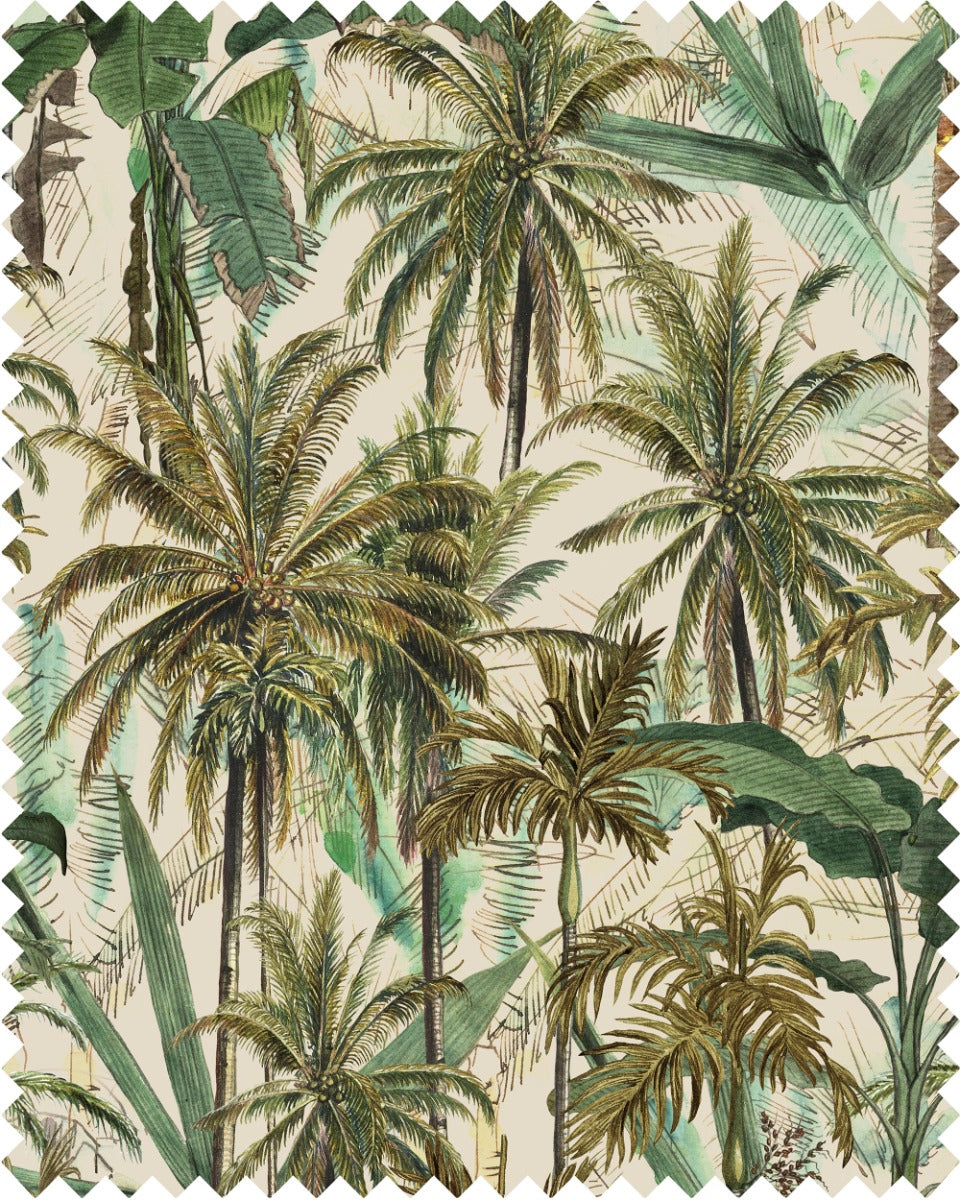 The Jungle linen fabric by Mind the Gap (FB00034), swatch