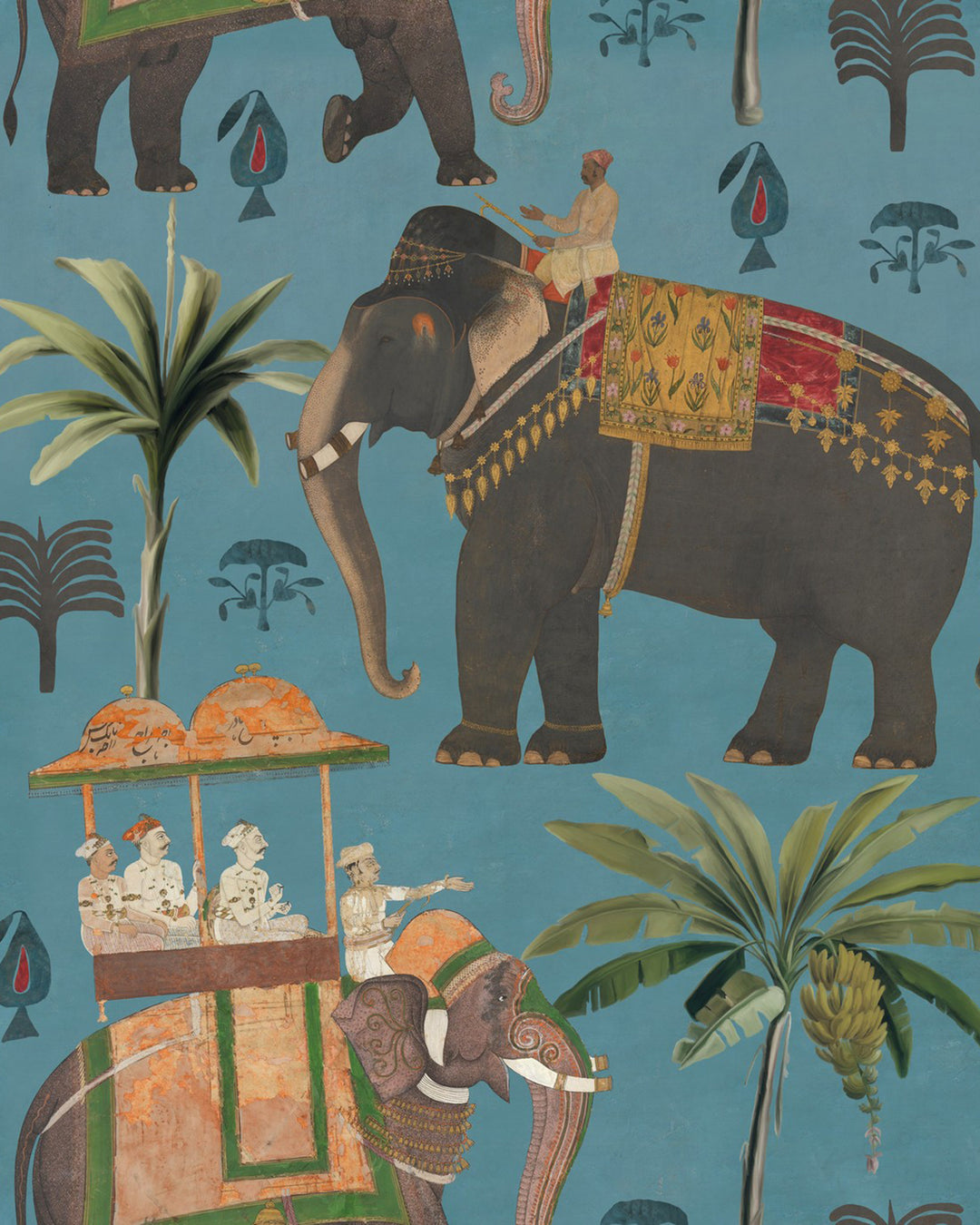 The Procession Blue wallpaper by Mind the Gap (WP20170), swatch