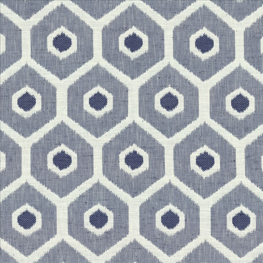 Thenia Midnight  by Kasmir Designer Fabric 1477 58% Cotton 42% Polyester  INDIA  </p><p>Repeat: Horizontal: 7 2/8 inches and Vertical: 12 3/8 inches 55  - Swanky Fabrics -