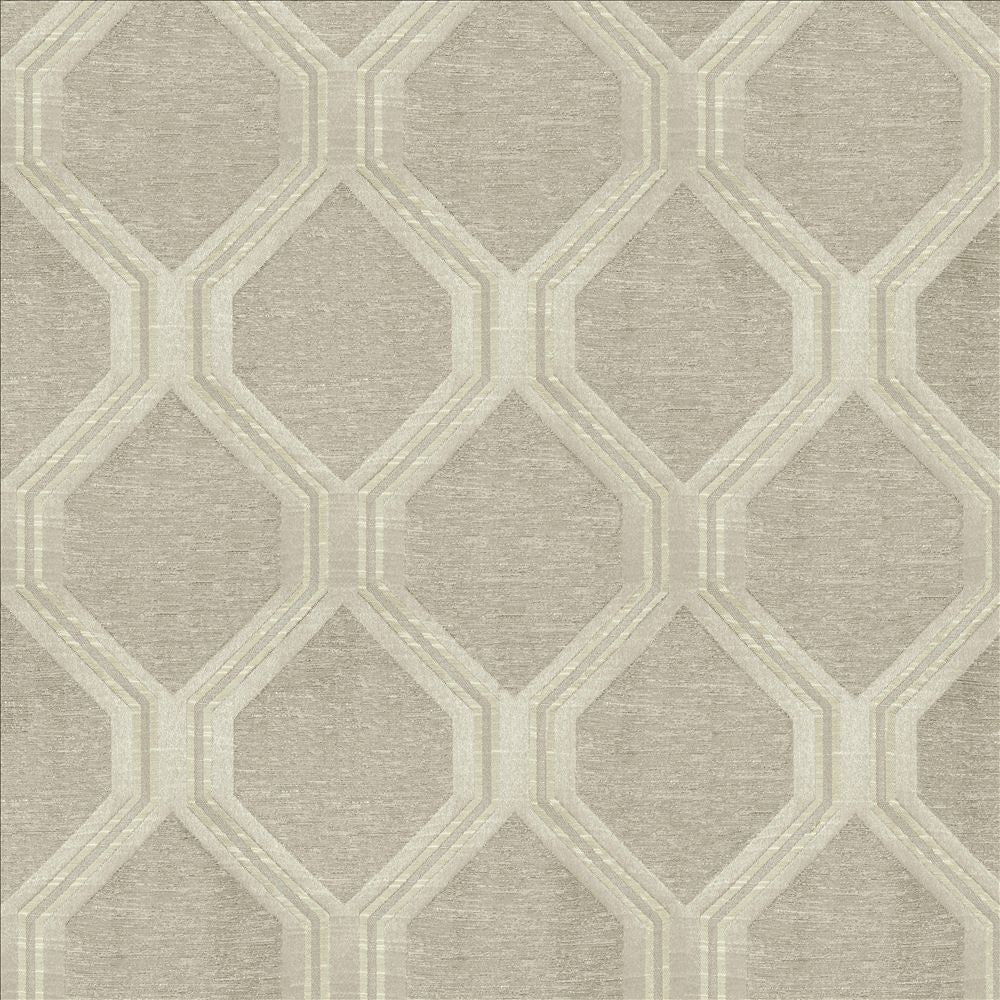 Theorem Silver by Kasmir Designer Fabric 5119 59% Polyester 41% Cotton INDIA 32,000 Wyzenbeek Double Rubs Horizontal: 6 inches and Vertical: 7 4/8 inches 54 - Swanky Fabrics -