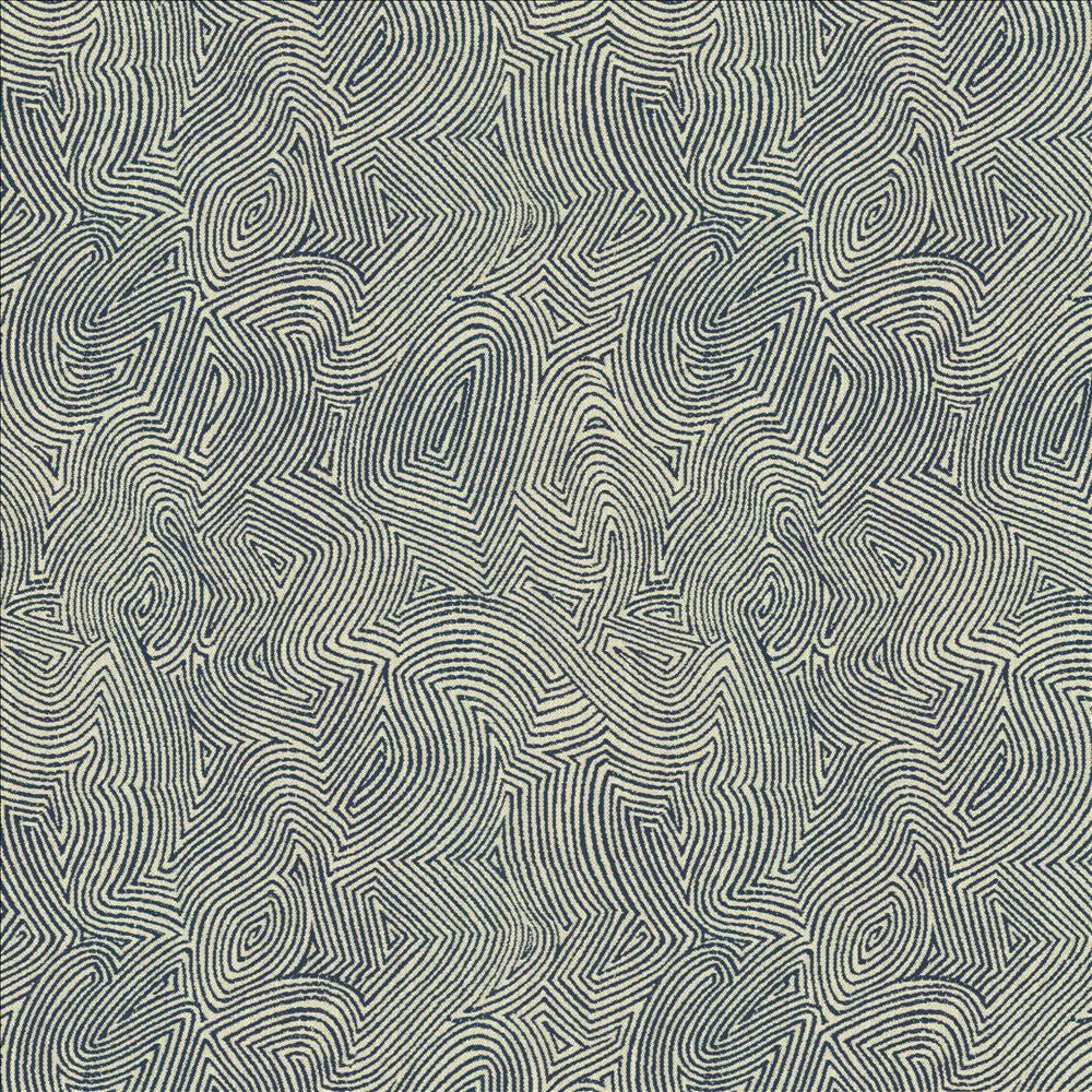 Thumbprint Denim by Kasmir Designer Fabric 5143 51% Polyester
42% Cotton
7% Acrylic
 INDIA </p><p>Repeat: Horizontal: 13 2/8 inches and Vertical: 15 4/8 inches 54 - Swanky Fabrics -