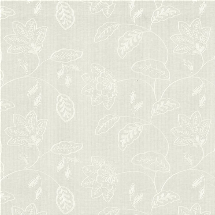 Tia Snow by Kasmir Designer Fabric 5157 100% Linen INDIA Not Tested Horizontal: 26 4/8 inches and Vertical: 15 4/8 inches 54 - Swanky Fabrics -