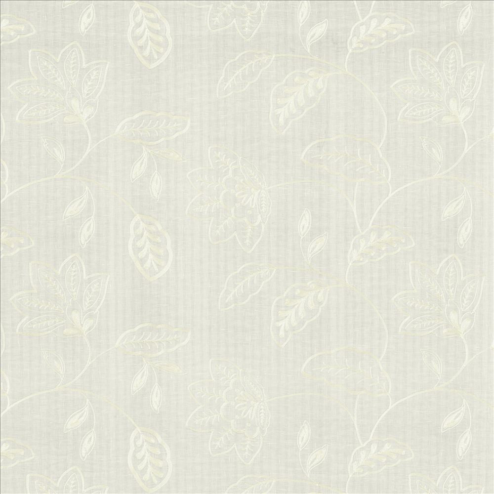 Tia Snow  by Kasmir Designer Fabric 5157 100% Linen
 INDIA Not Tested Horizontal: 26 4/8 inches and Vertical: 15 4/8 inches 54  - Swanky Fabrics -