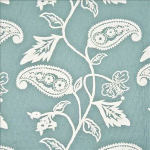 Tidewater Crewel Glacier by Kasmir Designer Fabric