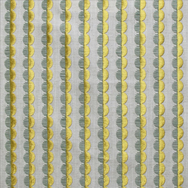 Tieling Lime  by Kasmir Designer Fabric 1477 83% Polyester 11% Cotton 6% Linen  INDIA  </p><p>Repeat: Horizontal: 1 1/8 inches and Vertical: 5/8 inches 53  - Swanky Fabrics -