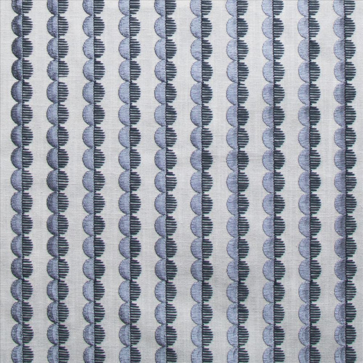Tieling Navy  by Kasmir Designer Fabric 1477 83% Polyester 11% Cotton 6% Linen  INDIA  </p><p>Repeat: Horizontal: 1 1/8 inches and Vertical: 5/8 inches 53  - Swanky Fabrics -
