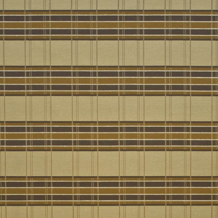 Tillman Plaid Mocha by Kasmir Designer Fabric 1404 56% Rayon 43% Polyester 1% Nylon USA 51,000 Wyzenbeek Double Rubs Horizontal: 6 6/8 inches and Vertical: 8 2/8 inches 54 - 56 - Swanky Fabrics -