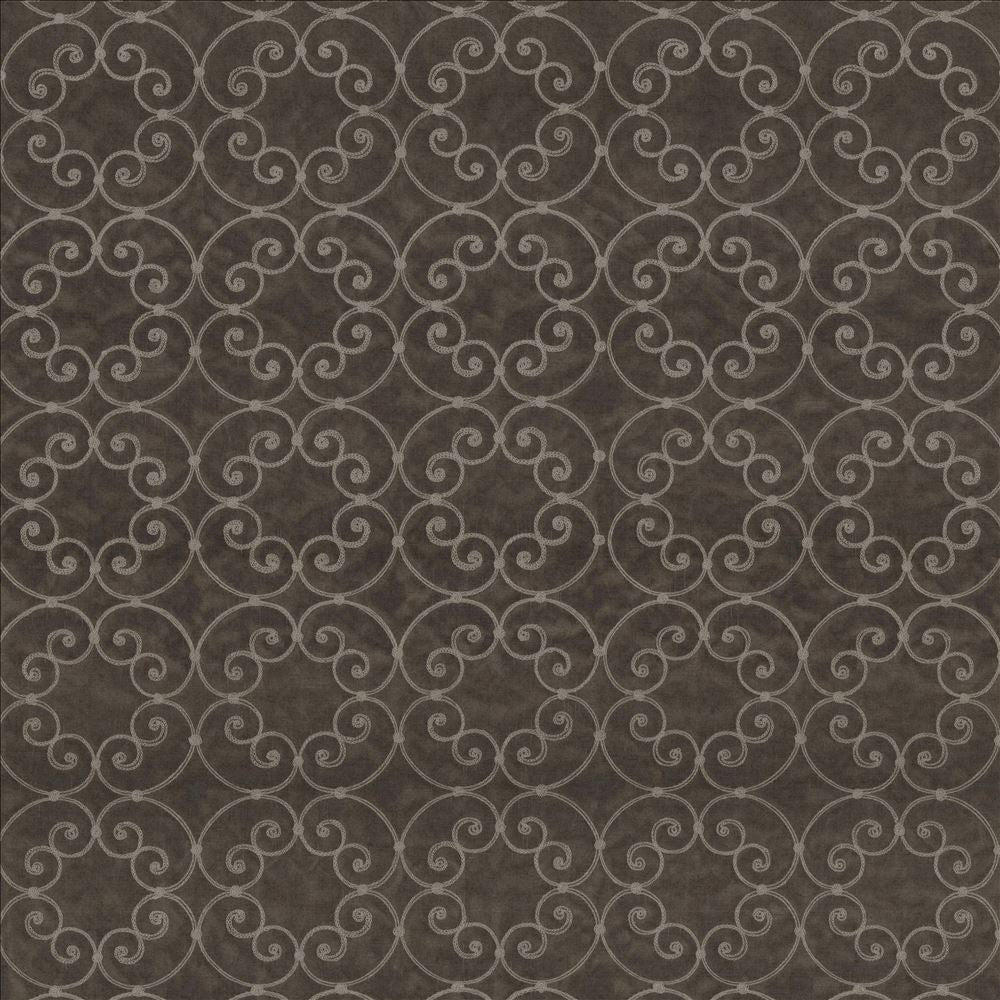 Tracery Onyx Grey  by Kasmir Designer Fabric 5067 100% Polyester
Embroidery
100% Polyester
 CHINA Not Tested Horizontal: 5 6/8 inches and Vertical: 5 6/8 inches 56  - Swanky Fabrics -