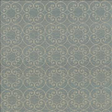 Tracery Steel Blue by Kasmir Designer Fabric 5073 100% Polyester Embroidery Contents 100% Polyester CHINA Not Tested H: 5 6/8 inches, V: 5 6/8 inches 56 - 58 - Swanky Fabrics - Kasmir