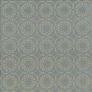 Tracery Steel Blue by Kasmir Designer Fabric