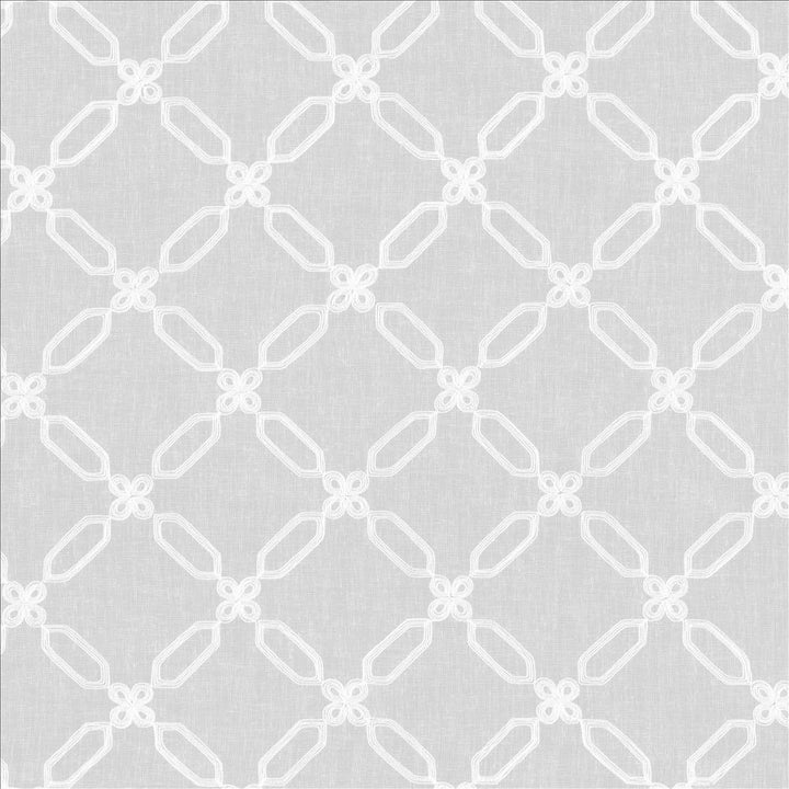 Transport White by Kasmir Designer Fabric See sample 100% Polyester
 CHINA Not Tested </p><p>Repeat: Horizontal: 6 inches and Vertical: 6 inches 56 - Swanky Fabrics -