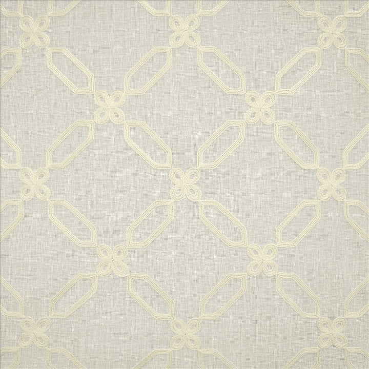 Transport White by Kasmir Designer Fabric 5108 100% Polyester
 CHINA Not Tested </p><p>Repeat: Horizontal: 6 inches and Vertical: 6 inches 56 - Swanky Fabrics -