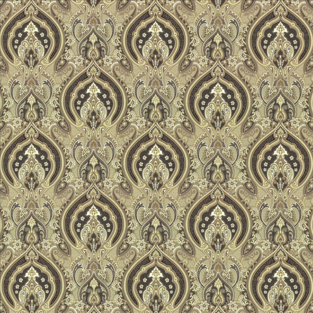 Treasure Trove Ash by Kasmir Designer Fabric 1466 100% Cotton
 INDONESIA 30,000 Wyzenbeek Double Rubs </p><p>Repeat: Horizontal: 13 4/8 inches and Vertical: 13 4/8 inches 54 - Swanky Fabrics -