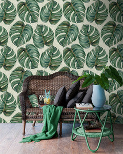 Mind The Gap Wallpaper TROPICAL LEAF Premium Wallpaper (WP20109)
