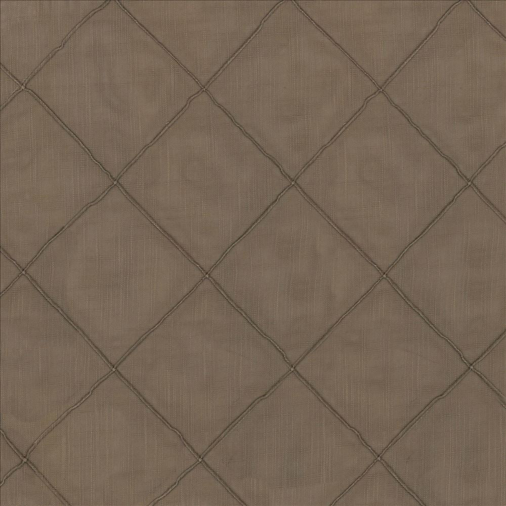 Tucked Away Latte by Kasmir Designer Fabric 5077 100% Polyester CHINA Not Tested Horizontal: 5 6/8 inches and Vertical: 5 6/8 inches 57 - 58 - Swanky Fabrics -