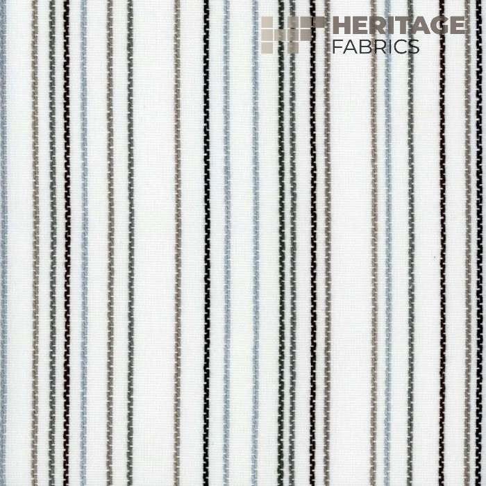 Tucker Charcoal by Heritage Designer Fabric - 100% Cotton India 21,000 Horizontal: 9" and Vertical: N/A 54" - Swanky Fabrics -