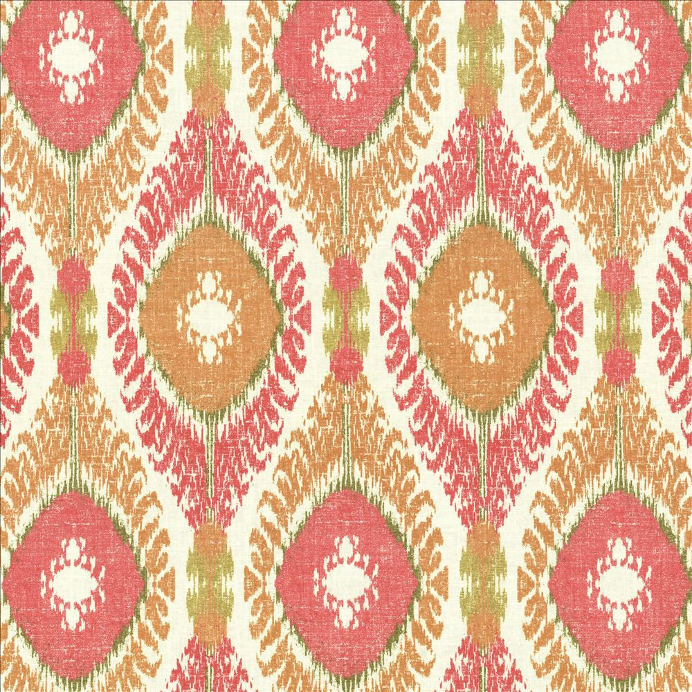 Tucumcari Coral Reef by Kasmir Designer Fabric 5079 55% Linen
45% Rayon
 USA 9,000 Wyzenbeek Double Rubs </p><p>Repeat: Horizontal: 13 6/8 inches and Vertical: 27 inches 54 - Swanky Fabrics -