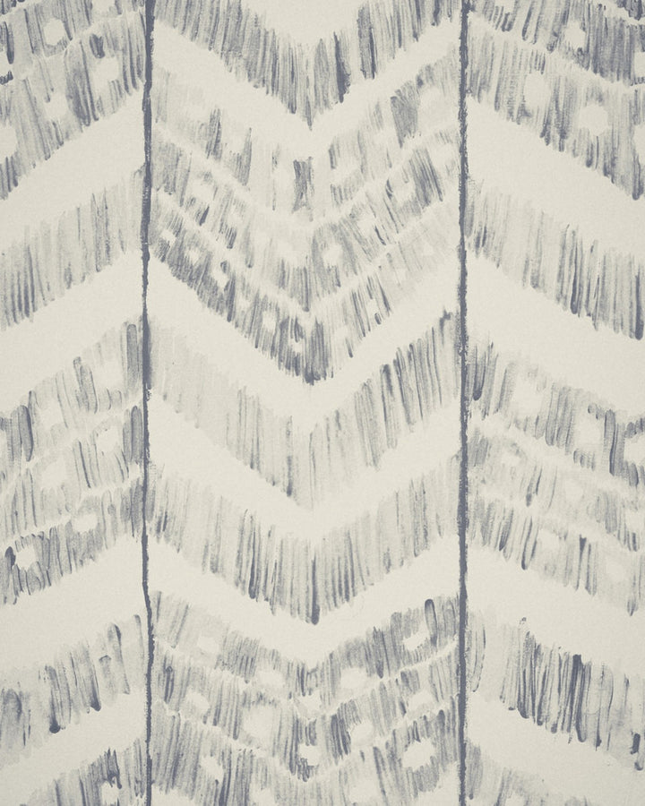 Turkish Ikat Neutral Wallpaper by Mind the Gap Designer Wallpaper SUNDANCE VILLA Satin Matte Made in Europe Paste the wall 1 roll x 20.5 x 10.9 yards - Swanky Fabrics -