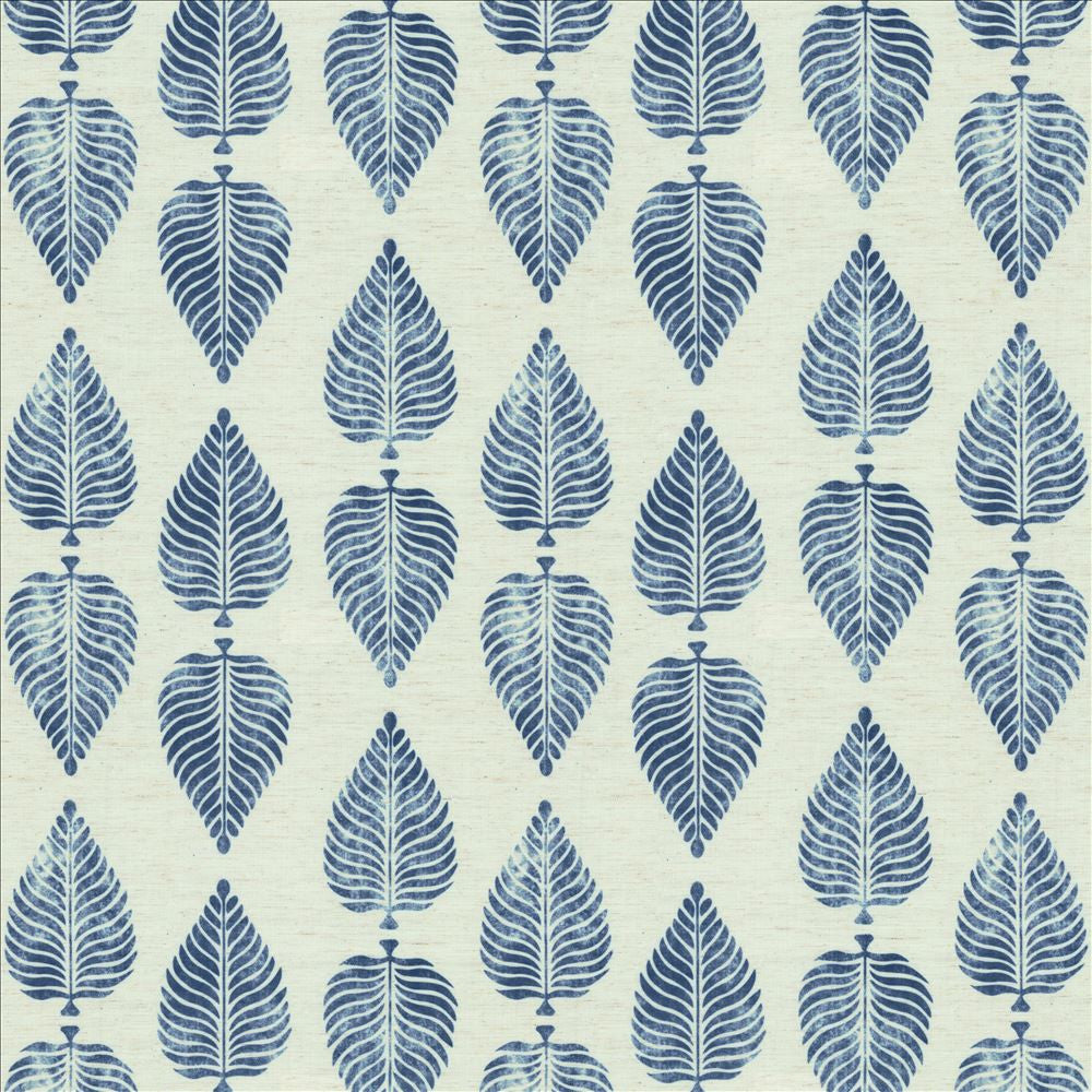 Turning Leaf Ink  by Kasmir Designer Fabric 1456 97% Polyester
3% Linen
 CHINA 30,000 Wyzenbeek Double Rubs Horizontal: 13 4/8 inches and Vertical: 12 4/8 inches 54  - Swanky Fabrics -