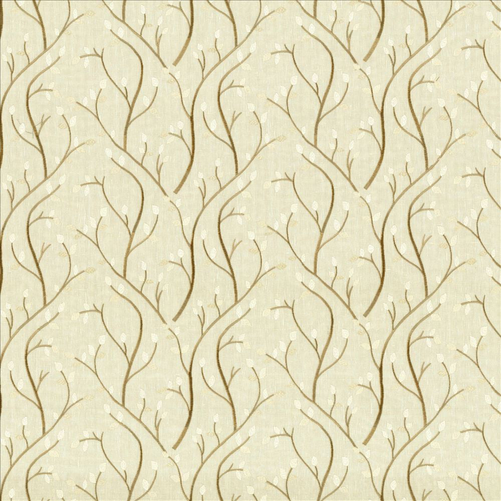 Tuscan Vine Champagne by Kasmir Designer Fabric 1443 54% Linen
32% Cotton
14% Polyester
Embroidery
100% Viscose
 INDIA Not Tested </p><p>Repeat: Horizontal: 13 2/8 inches and Vertical: 9 inches 55 - Swanky Fabrics -