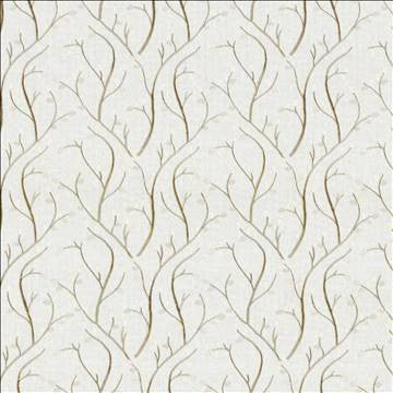 Tuscan Vine Cloud by Kasmir Designer Fabric 1443 54% Linen 32% Cotton 14% Polyester Embroidery Contents 100% Viscose INDIA Not Tested H: 13 2/8 inches, V: 9 inches 55 - Swanky Fabrics - Kasmir
