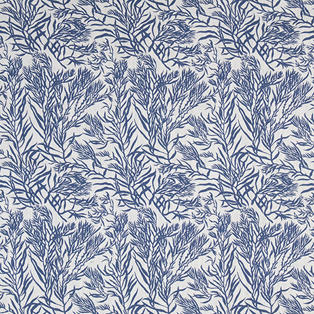 Aquatic Life Moonlight Blue by Carole Designer Fabric