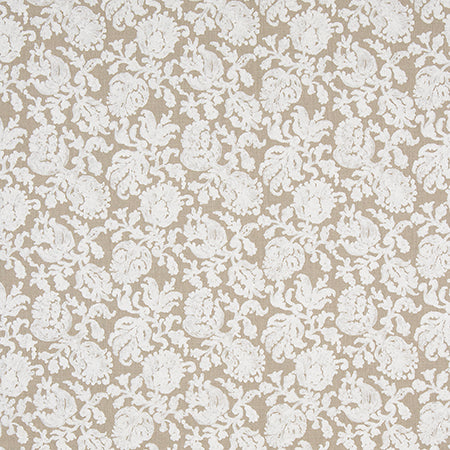 Delicate Flower Natural by Carole Designer Fabric