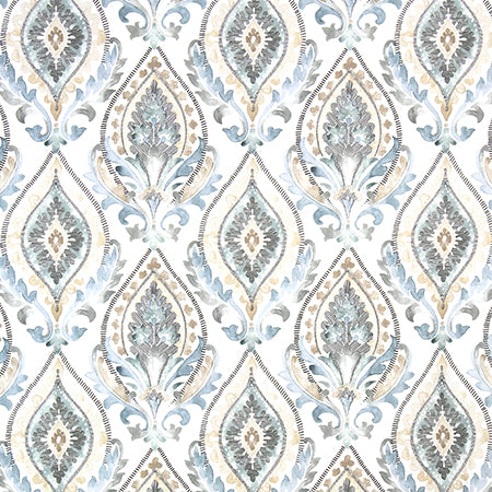 Artichoke Blues by Carole Designer Fabric