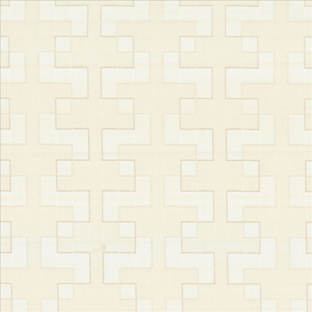 Urbanite Off White by Kasmir Designer Fabric 5110 100% Polyester
 INDIA Not Tested </p><p>Repeat: Horizontal: 9 4/8 inches and Vertical: 5 inches 55 - Swanky Fabrics -