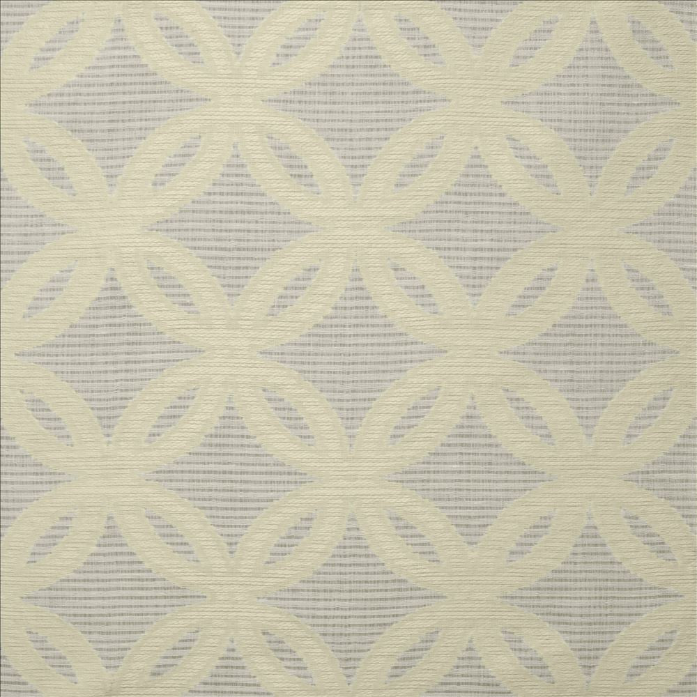 Ursula Ivory by Kasmir Designer Fabric 5157 73% Polyester
27% Linen
 TURKEY Not Tested </p><p>Repeat: Horizontal: 5 4/8 inches and Vertical: 5 6/8 inches 58 - Swanky Fabrics -