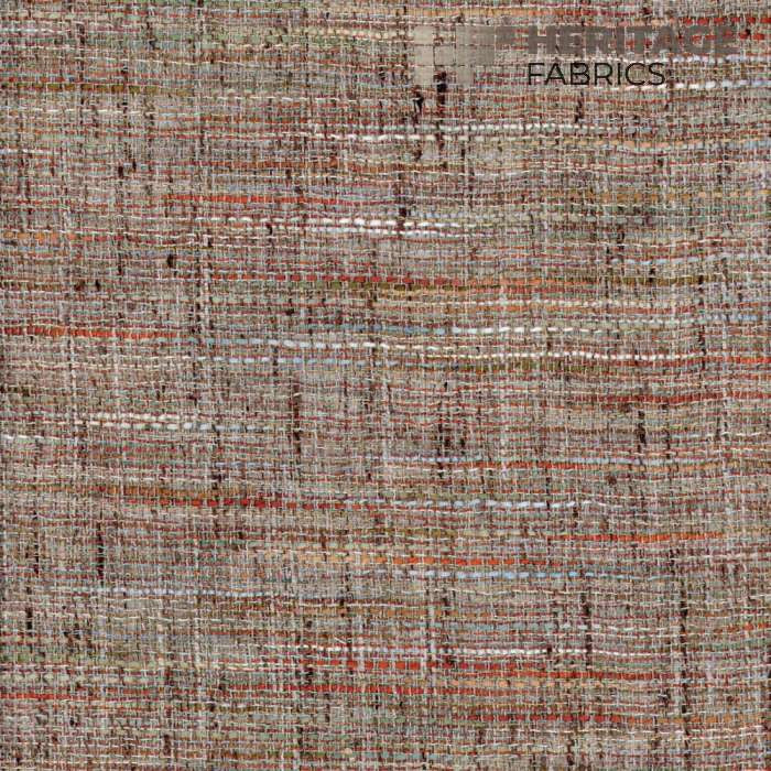 Vancouver Grey Stone by Heritage Designer Fabric - 72% Polyester/Spun 28% Polyester/Filament India Horizontal: N/A and Vertical: N/A 54" - Swanky Fabrics -