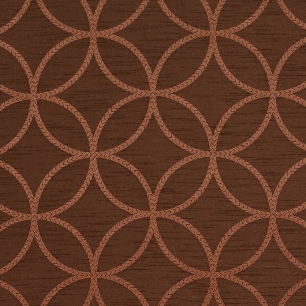 Varick Copper by Kasmir Designer Fabric 1412 100% Polyester CHINA Not Tested Horizontal: 7 6/8 inches and Vertical: 7 6/8 inches 61 - 62 - Swanky Fabrics -