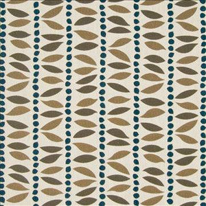 Vera Stripe Peppercorn by Kasmir Designer Fabric