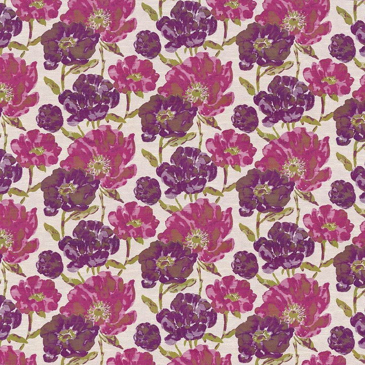 Verdier Fuchsia by Kasmir Designer Fabric 1435 87% Polyester
13% Rayon
 CHINA </p><p>Repeat: Horizontal: 30 inches and Vertical: 23 inches 60 - Swanky Fabrics -