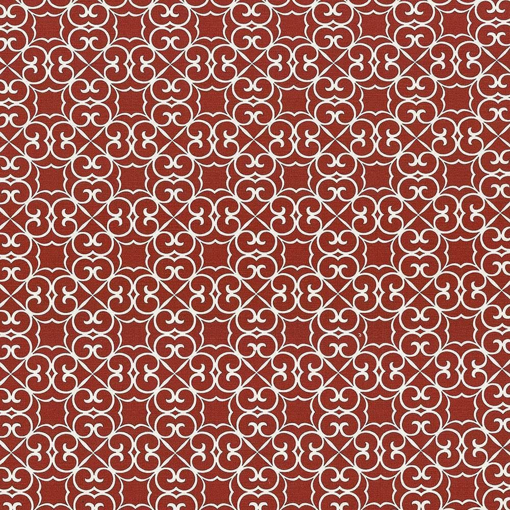Verlaine Poppy by Kasmir Designer Fabric 5071 100% Cotton
 PAKISTAN </p><p>Repeat: Horizontal: 4 4/8 inches and Vertical: 4 4/8 inches 54 - 55 - Swanky Fabrics -