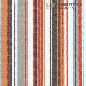 Victoria Persimmon by Roth & Tompkins Designer Fabric
