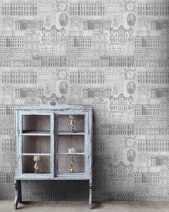 Mind The Gap Wallpaper VITRUVIUS Neutral Premium Wallpaper (WP20027)